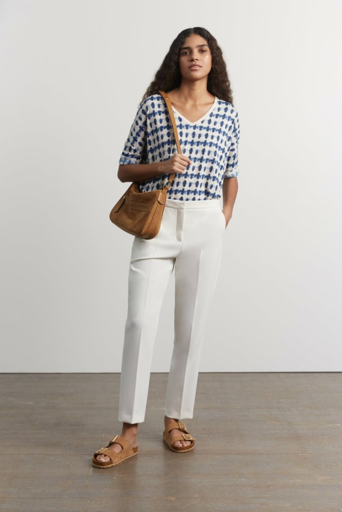 Vêtements Gerard Darel  | T-Shirt Lin Tie & Dye - Appoline Marine